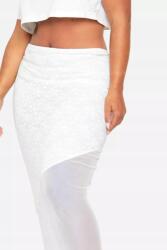 Boohoo Fehér Maxi Szoknya B16 rfn 46