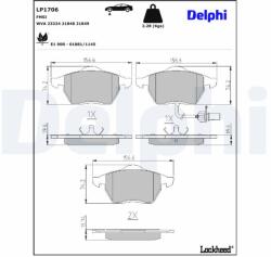 DELPHI Klocki Ham. Galaxy/sharan (lp1706)