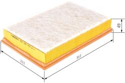 Bosch Vzduchový filter BOSCH 1 457 433 742 (1 457 433 742)