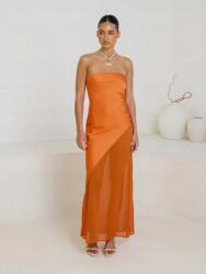  aiirz narancssárga maxi ruha hálós S05 oit L