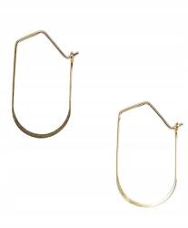  Asos Design Ovális Fülbevaló Gold Ezüst Xxj ost