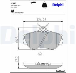 DELPHI Klocki Ham. Ford Taurus/windstar (lp887)