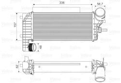 VALEO Chladič plniaceho vzduchu VALEO 818604 (818604)
