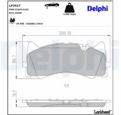 DELPHI Klocki Ham. Przod (lp3527)