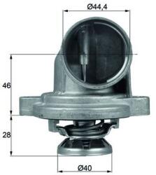 MAHLE Termostat chladenia MAHLE TI 23 80 (TI 23 80)