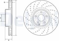 DELPHI Tarcza Ham. Mercedes Sl R231 12- (bg9216c)