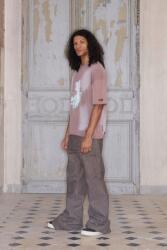 Boohoo túlméretezett nyomtatott póló B16 ggh Xs