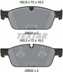 TEXTAR Sada brzdových platničiek kotúčovej brzdy TEXTAR 2553101 (2553101)