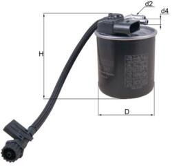 MAHLE Palivový filter MAHLE KL 947 (KL 947)