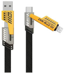 Awei kábel CL-226 4in1 USB-C/Lightning/USB-A fekete 65W/27W (CL-226)