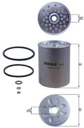 MAHLE Palivový filter MAHLE KX 24D (KX 24D)