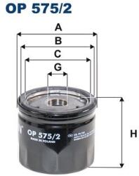 FILTRON Olejový filter FILTRON OP 575/2 (OP 575/2)