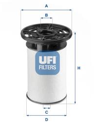 UFI Palivový filter UFI 26.076. 00 (26.076.00)