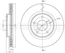 METELLI Brzdový kotúč METELLI 23-1345C (23-1345C)