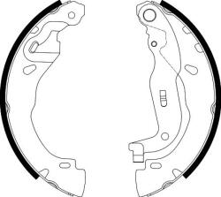 TEXTAR Sada brzdových čeľustí TEXTAR 91088500 (91088500)