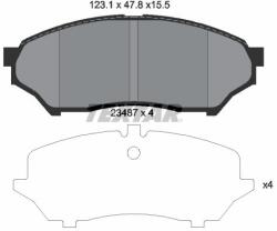 TEXTAR Sada brzdových platničiek kotúčovej brzdy TEXTAR 2348701 (2348701)