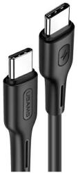 USAMS U43 USB-C to USB-C 100W PD Fast Charge 5A 1.2m kábel fekete SJ459USB01 (US-SJ459) (SJ459USB01)