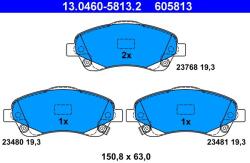 ATE Sada brzdových platničiek kotúčovej brzdy ATE 13.0460-5813.2 (13.0460-5813.2)