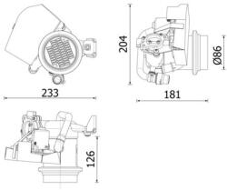MAHLE Chladič pre recirkuláciu plynov MAHLE CE 40 000P (CE 40 000P)