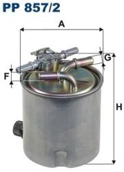 FILTRON Palivový filter FILTRON PP 857/2 (PP 857/2)