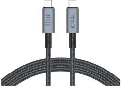 Tech-Protect Ultraboost Max Usb 4.0 8k 40gbps Type-c Kábel Pd 240w 200cm Szürke (503094)