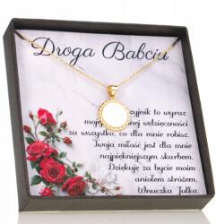 Infinity Arany Nyaklánc Nagymamának Ajándék Nagymama Napra Egyedi Gravírozással