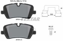 TEXTAR Sada brzdových platničiek kotúčovej brzdy TEXTAR 2572001 (2572001)