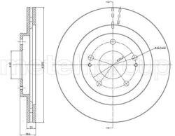METELLI Brzdový kotúč METELLI 23-1099 (23-1099)