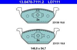 ATE Sada brzdových platničiek kotúčovej brzdy ATE 13.0470-7111.2 (13.0470-7111.2)