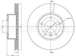 METELLI Brzdový kotúč METELLI 23-0870C (23-0870C)