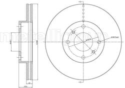 METELLI Brzdový kotúč METELLI 23-0545 (23-0545)