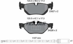 TEXTAR Sada brzdových platničiek kotúčovej brzdy TEXTAR 2392707 (2392707)