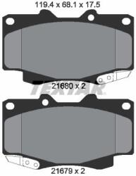 TEXTAR Sada brzdových platničiek kotúčovej brzdy TEXTAR 2168003 (2168003)