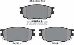 TEXTAR Sada brzdových platničiek kotúčovej brzdy TEXTAR 2424601 (2424601)