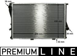 MAHLE Chladič motora MAHLE CR 295 000P (CR 295 000P)