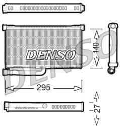DENSO Výmenník tepla vnútorného kúrenia DENSO DRR02004 (DRR02004)