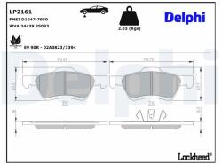 DELPHI Klocki Ham. Mazda Tribute 04- (lp2161)