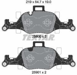 TEXTAR Sada brzdových platničiek kotúčovej brzdy TEXTAR 2590002 (2590002)