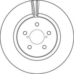 TRW Brzdový kotúč TRW DF6851 (DF6851)