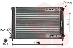VAN WEZEL Chladič motora VAN WEZEL 58002040 (58002040)