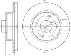 METELLI Brzdový kotúč METELLI 23-0996C (23-0996C)
