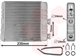 VAN WEZEL Výmenník tepla vnútorného kúrenia VAN WEZEL 37006321 (37006321)