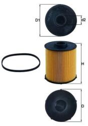 MAHLE Filtr Paliwa Mb (kx 70d)