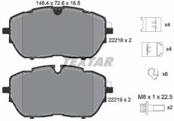 TEXTAR Sada brzdových platničiek kotúčovej brzdy TEXTAR 2221801 (2221801)