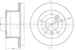 METELLI Brzdový kotúč METELLI 23-0492 (23-0492)