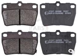 A. B. S Sada brzdových platničiek kotúčovej brzdy A. B. S. 37227 (37227)