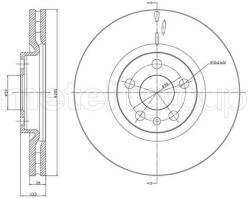METELLI Brzdový kotúč METELLI 23-0615C (23-0615C)