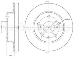 METELLI Brzdový kotúč METELLI 23-1531C (23-1531C)