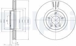 DELPHI Brzdový kotúč DELPHI BG4107 (BG4107)