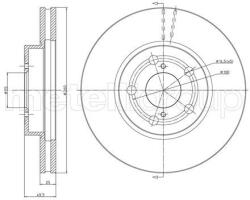 METELLI Brzdový kotúč METELLI 23-0512C (23-0512C)
